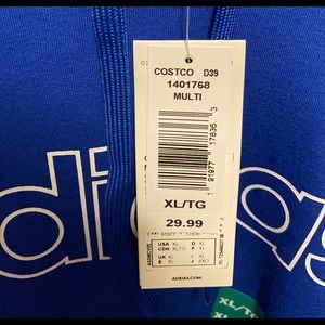 Brand New Adidas Striped Hoodie